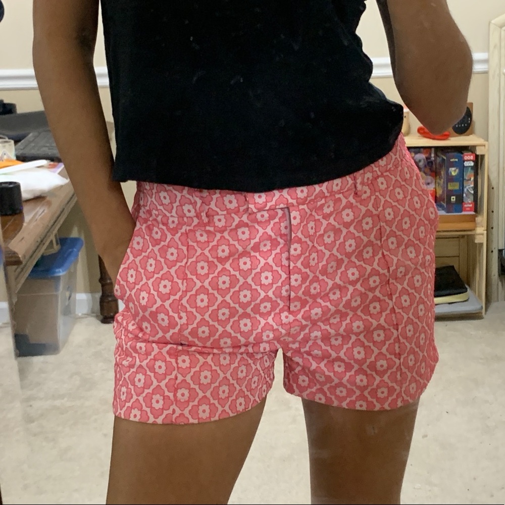 Cute preppy pink shorts